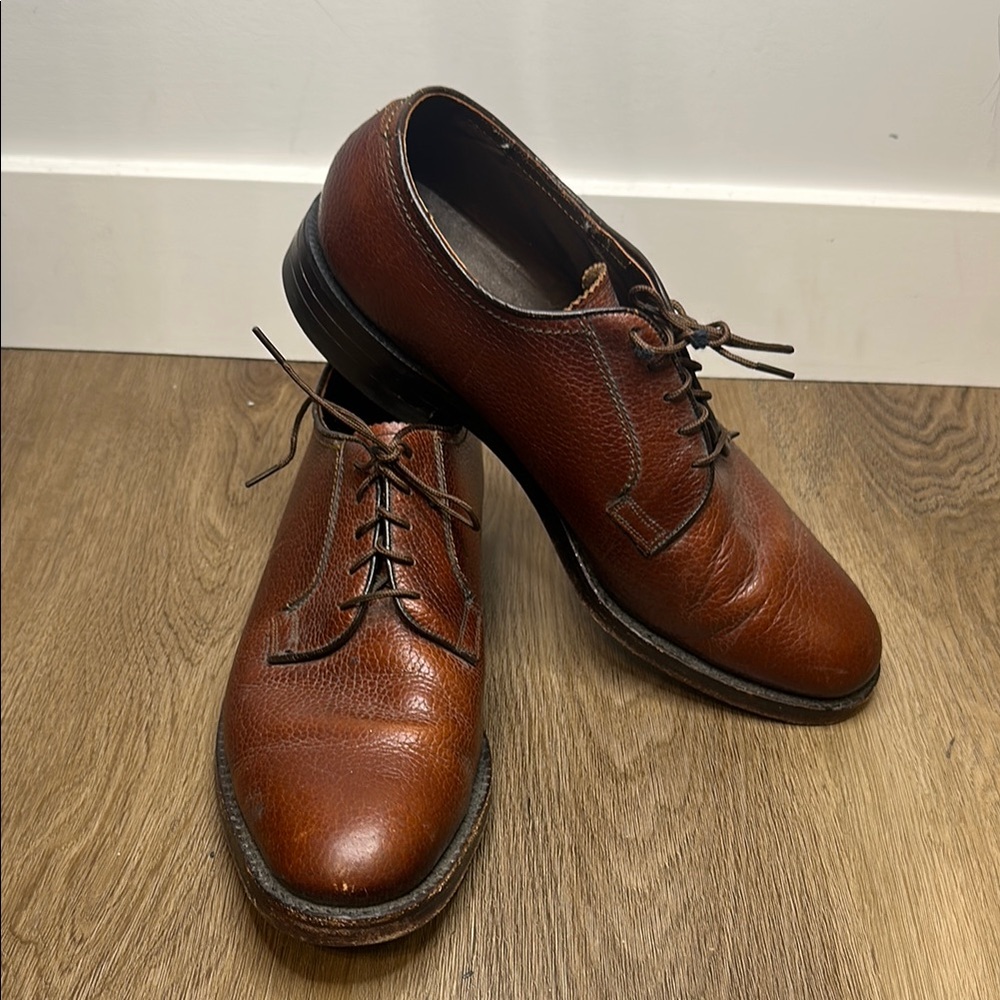 Vintage Brown FLORSHEIM Men’s Oxfords Dress Shoes Size 9.5 D Genuine Leather